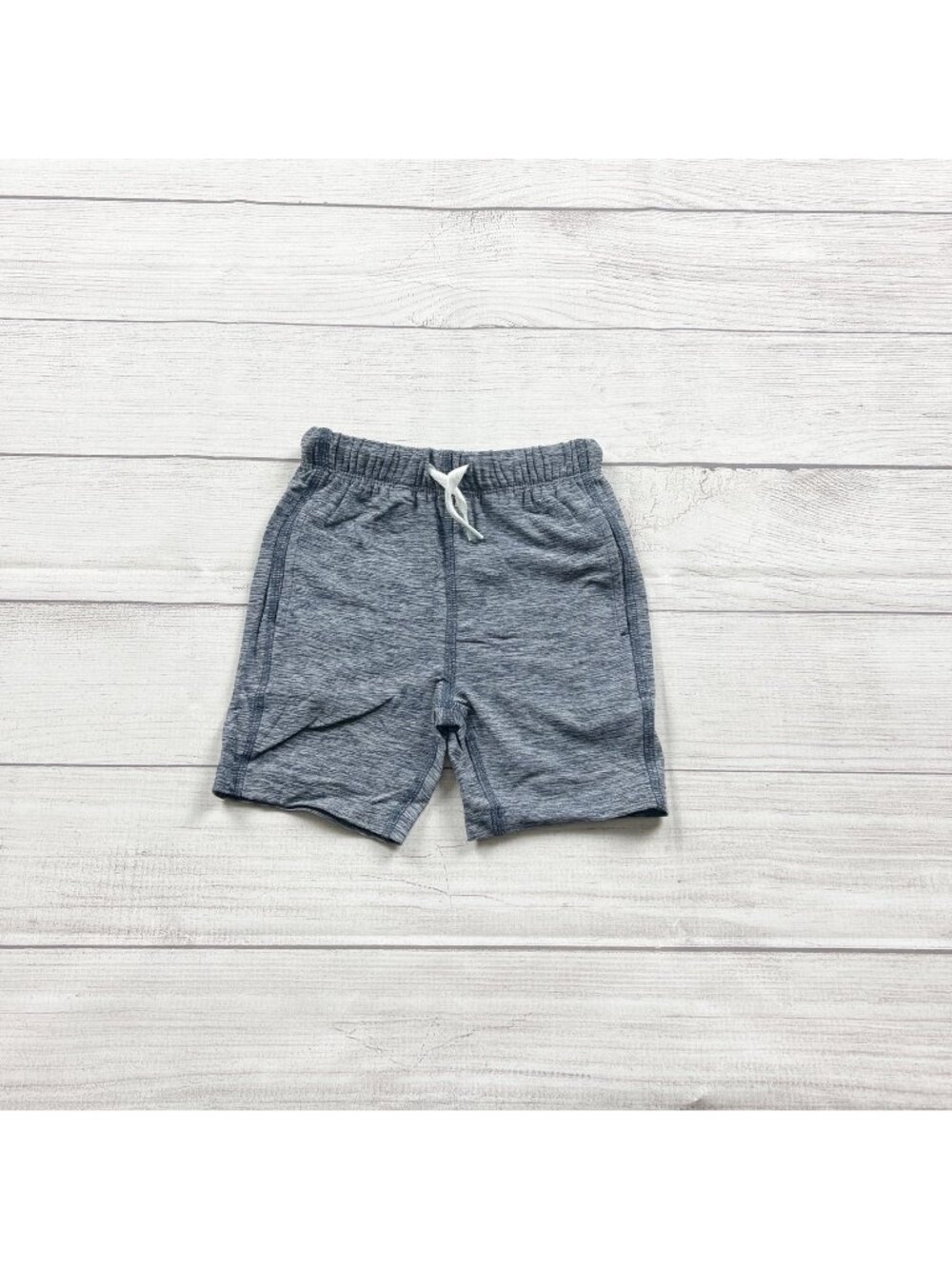 Hanna Andersson Kids Elastic Waist Athletic Shorts Heather Blue NWT NIP 2T